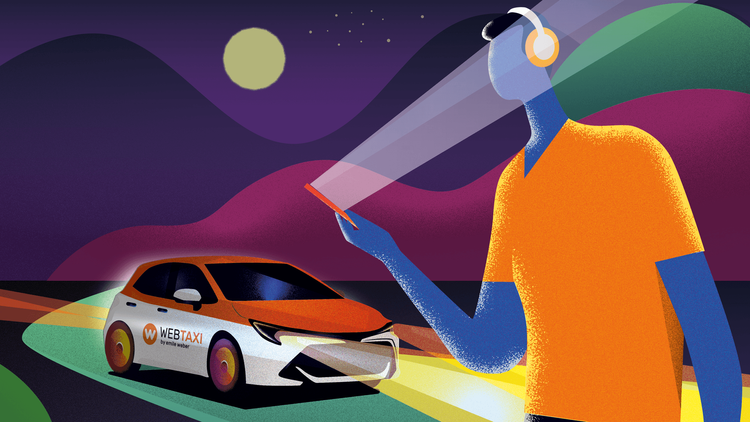Project thumbnail, Webtaxi by Emile Weber